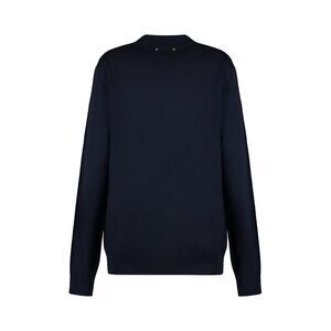 GOLDEN GOOSE Men's Crewneck Sweater with Star Detail Men BLUE Sweaters &